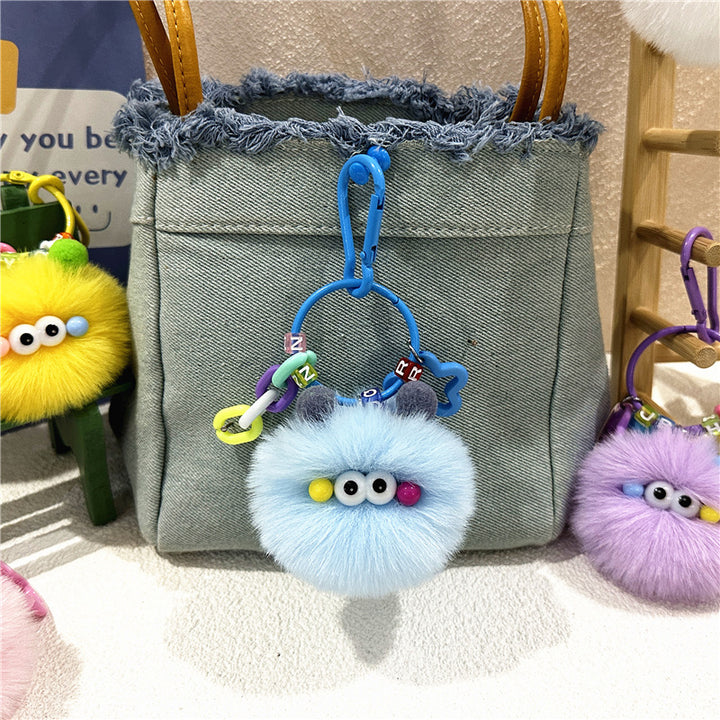 Cute Keychain Creative Plush Doll Hanging Student Plush Toy Gift