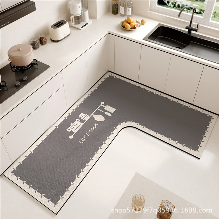 temu LKitchen Floor Mat Stain Resistant Non Slip Foot Mat Home Floor Mat