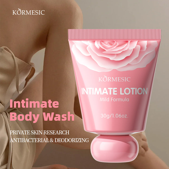 跨境女性私密护理乳液全英文水润保湿私处护理KORMESIC Lotion