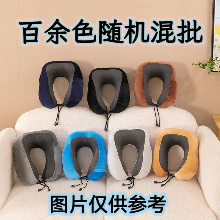 Memory Foam U Neck Pillow Travel Gift Logo