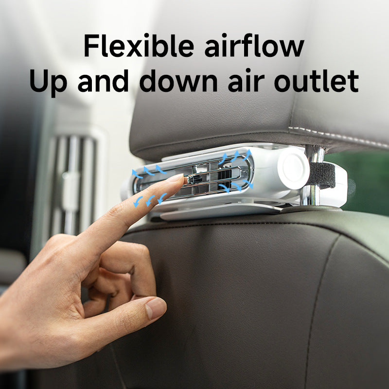 2026 Creative Car Seat Fan – High Wind USB Car Fan for Dashboard & Seat