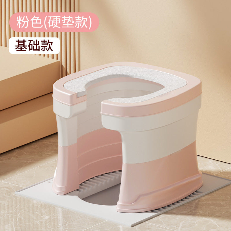 蹲便改坐便椅孕妇坐便器蹲厕凳子蹲坑神器家用老人厕所移动马桶