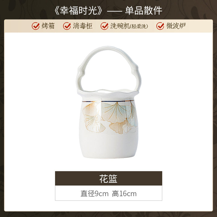 碗碟套装家用乔迁景德镇陶瓷餐具礼品套装中式轻奢高级感碗盘套装