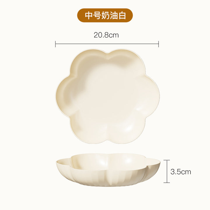 花型多层果盘小熊套装家用塑料PP糖果盘干果盘水果盘零食坚果甜品