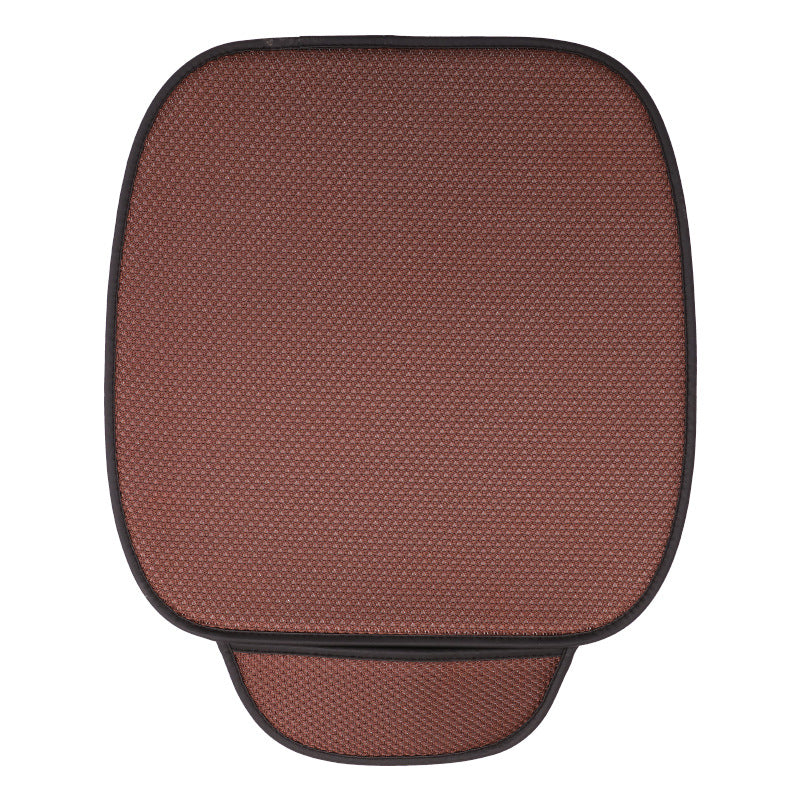 Summer Ice Silk Car Seat Cushion – 3-Piece Breathable Anti-Slip Set