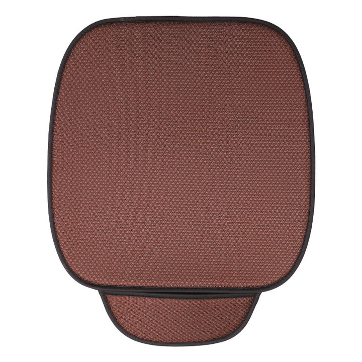 Summer Ice Silk Car Seat Cushion – 3-Piece Breathable Anti-Slip Set