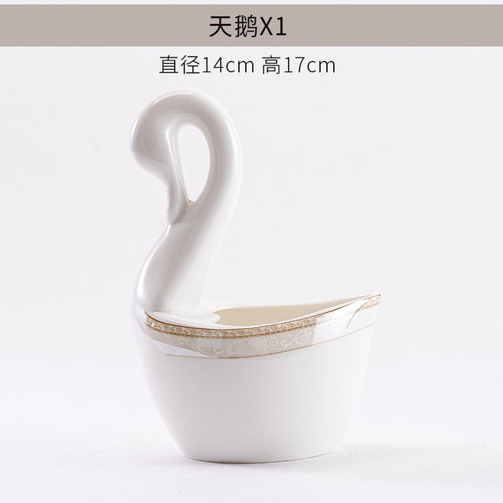 陶瓷碗碟批发景德镇骨瓷餐具碗盘碟子自由组合套装家用饭碗汤面碗