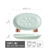 简约北欧风椭圆形加厚陶瓷盘高颜值创意鱼盘蒸鱼盘子厨具家用餐具