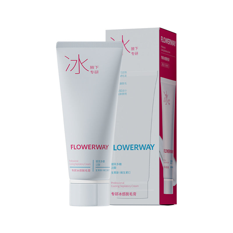 FLOWERWAY脱毛膏去腋毛手毛腿毛温和私处脱毛男女学生全身脱毛膏