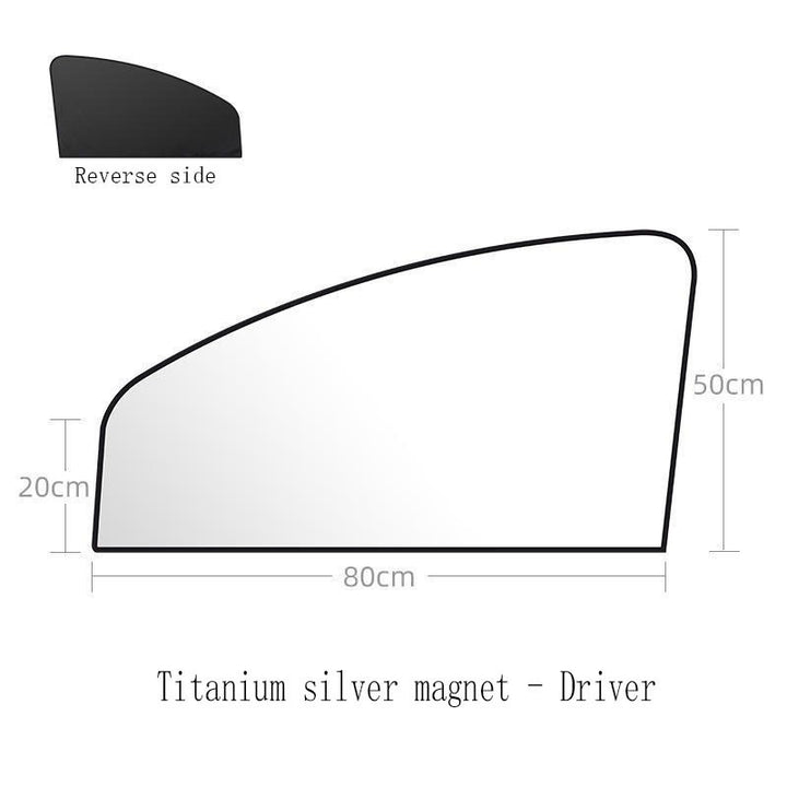 Upgraded Car Sunshade Window Double Fiber Sunshade Magnetic
