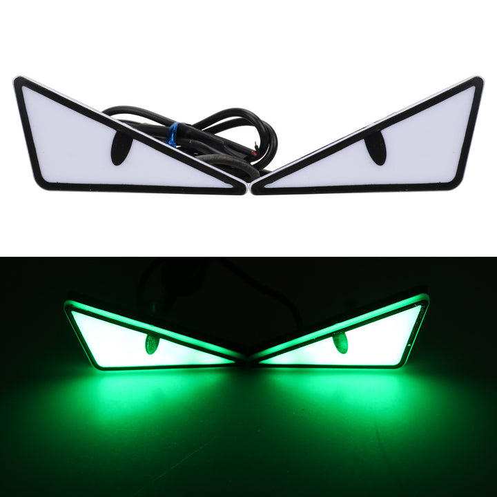 Motorcycle License Plate Screw Light – Triangle Demon Eyes __NS 73__ Decoration