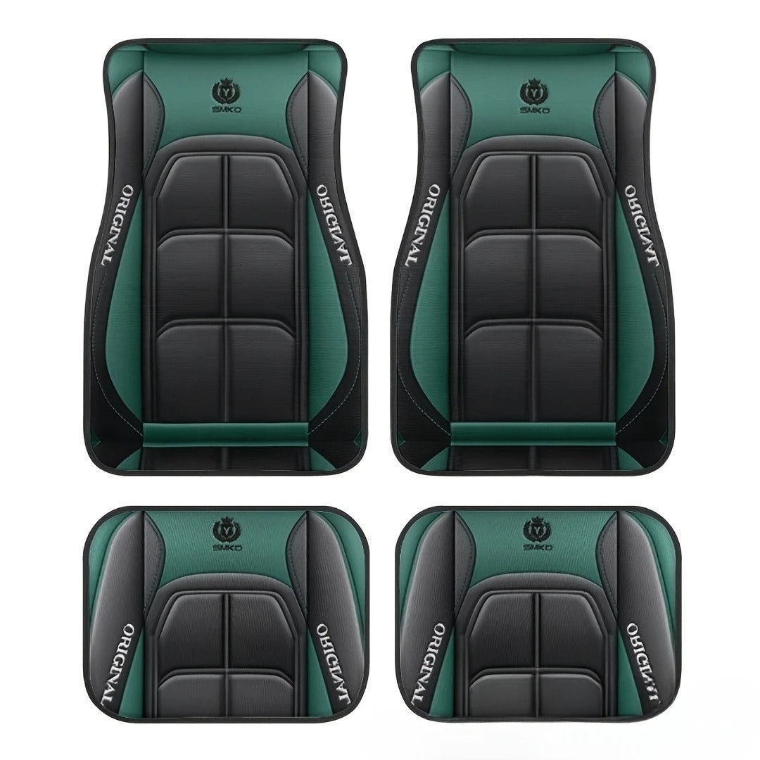 TEMU 4 Piece Set Vintage Car Foot Mat Stain Resistant Floor Mat Foot Mat Wholesale Carpet