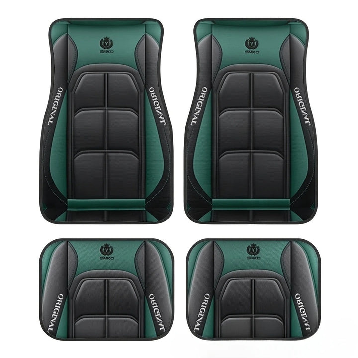 TEMU 4 Piece Set Vintage Car Foot Mat Stain Resistant Floor Mat Foot Mat Wholesale Carpet