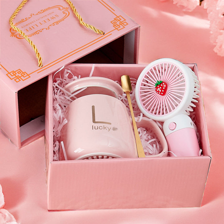 Cute Custom Souvenir Gift Set Ceramic With Gift Mug Gift Box