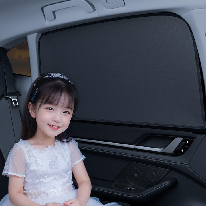 Upgraded Car Sunshade Window Double Fiber Sunshade Magnetic