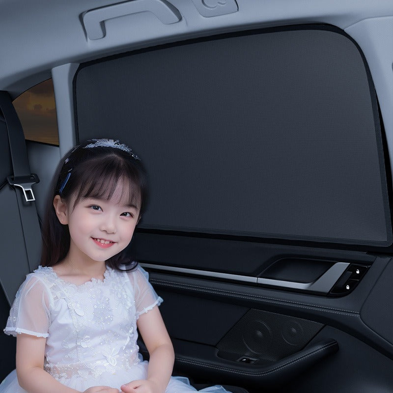 Upgraded Car Sunshade Window Double Fiber Sunshade Magnetic