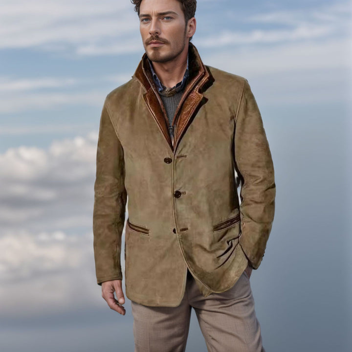 Spring New Men Fashion Vintage Men Casual Jacket Top
