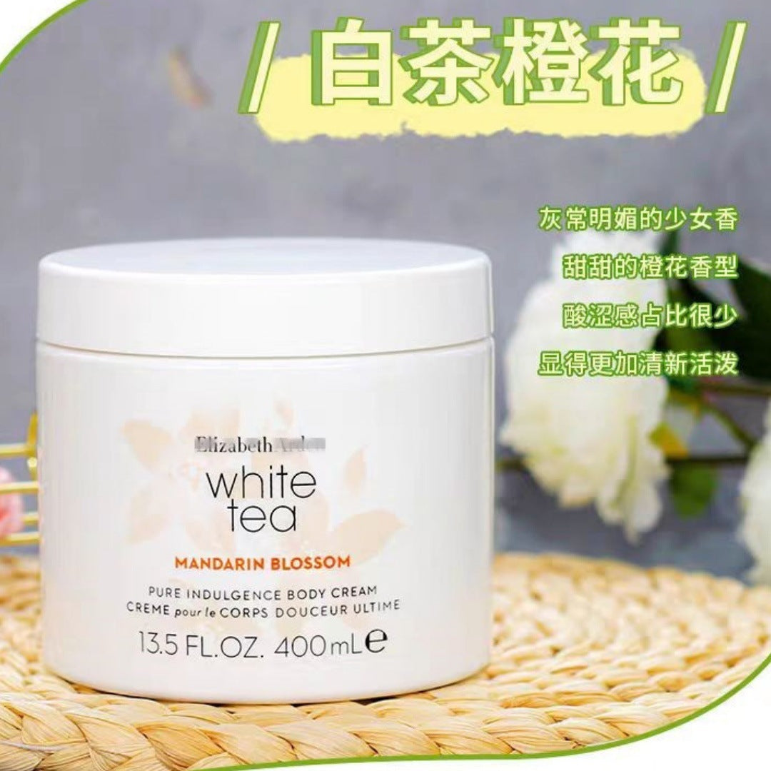 伊利绿茶润肤白茶橙花玫瑰身体乳蜜滴身体霜滋润保湿补水沐浴500m
