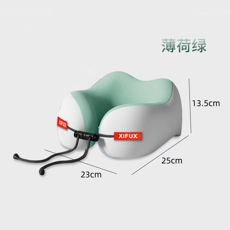 记忆棉u型枕旅行护颈枕头颈枕飞机睡觉枕头脖枕颈椎靠枕便携u形枕