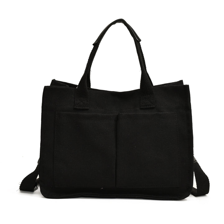 Fashion Canvas Bag Business Handheld Commuter Shoulder Crossbody Tote Bag Fashion