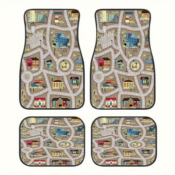 Car Floor Mat Crystal Velvet Absorbent Wear Resistant