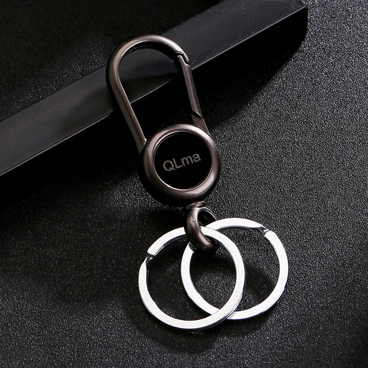 New Car Keychain Unisex Hang Keychain Stainless Steel Key Hanging Decor Couple Gift