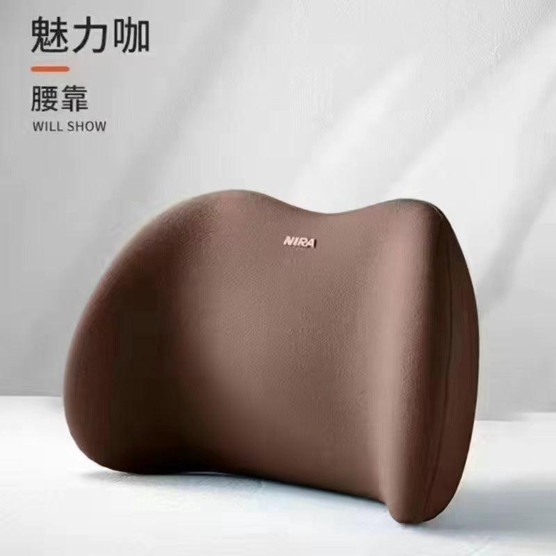 汽车头枕腰靠护肩枕车用枕头车载加高靠枕记忆棉腰靠背垫家用代发
