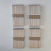 Wooden Wax Applicator Sticks 50pc – Disposable Tongue Depressor Wax Spatulas for Hair Removal