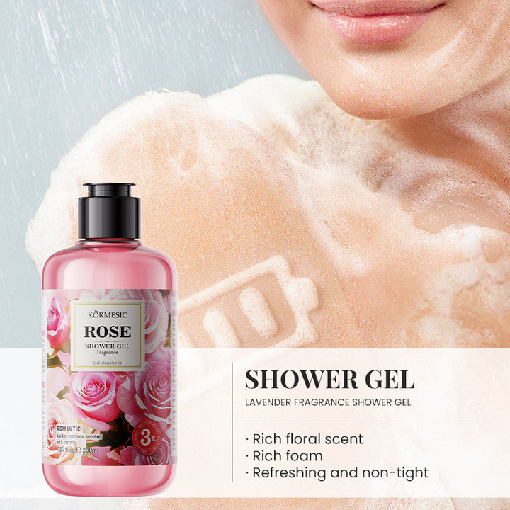 KORMESIC全英文薰衣草香氛沐浴露系列Shower Gel跨境厂家批发