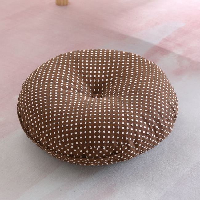 Large Linen Seat Cushion Thickened Japanese Style Seat Cushion
