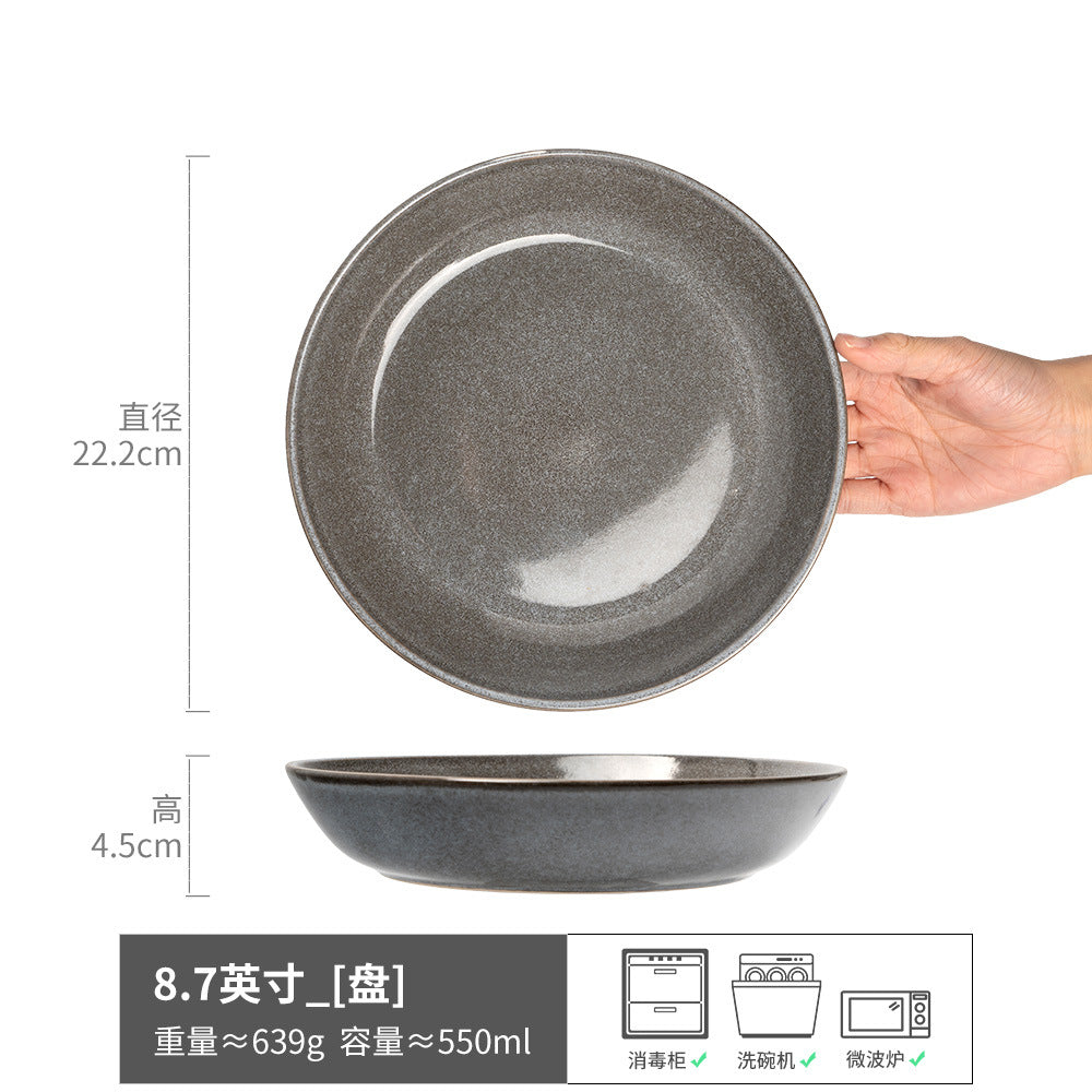Bowl Vintage Ceramic Bowl Home Plate Tableware Bowl Plate Wholesale Export