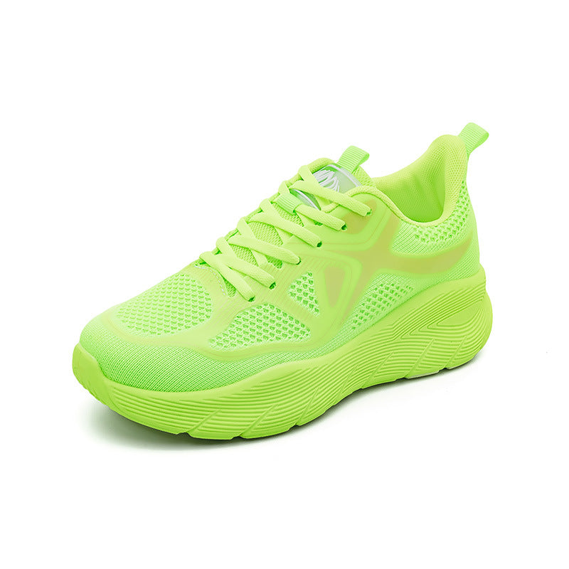 Spring New Sneakers Women Couple Versatile Thick Casual Breathable Running Shoes Small Shoesf 8829