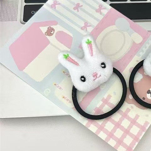 小红书小黄鸡发绳少女心马尾发圈创意设计炸头发发饰合集萌系头绳