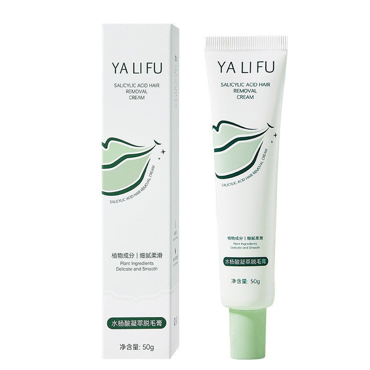 Yafu Salicylic Acid Hair Removal Cream – Gentle Painless Soothing Formula