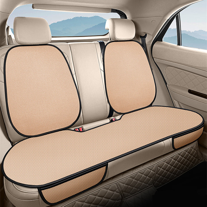 Ice Silk Breathable Car Seat Cushion – 3-Piece Four Season Universal Cool Pad