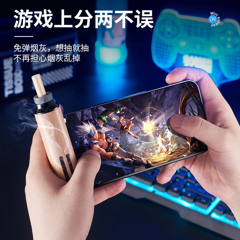 车用不掉烟灰神器车内吸烟器随身防烟灰烟嘴便携式免弹车载烟灰缸