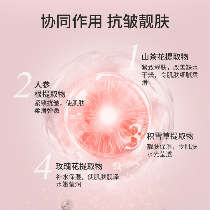 膜仙谷山茶花紧致抗皱软膜粉清洁控油淡纹平衡水油面膜粉高端院线