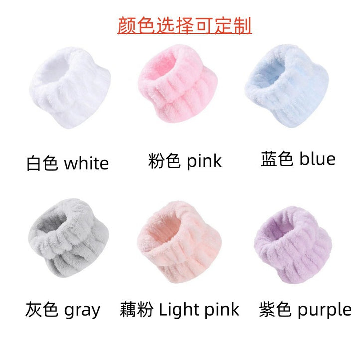 欧美跨境蝴蝶结时尚束发带手腕带套装洗脸运动瑜伽化妆头带发饰女
