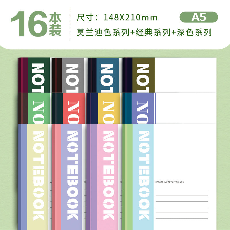 A5/B5 Notebook Journal – Minimalist Softcover Notepad for Students & Office Use