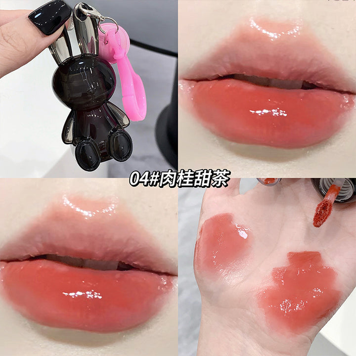 Gege bear黑色小兔水光唇釉 持妆显嫩镜面滋润嘟嘟唇秋冬显色唇彩