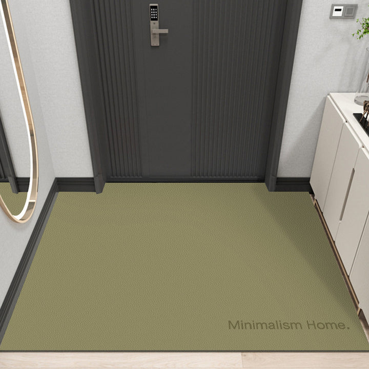 Entryway Floor Mat Foot Mat Premium Feel Premium PVCLeather Carpet Door Mat Home