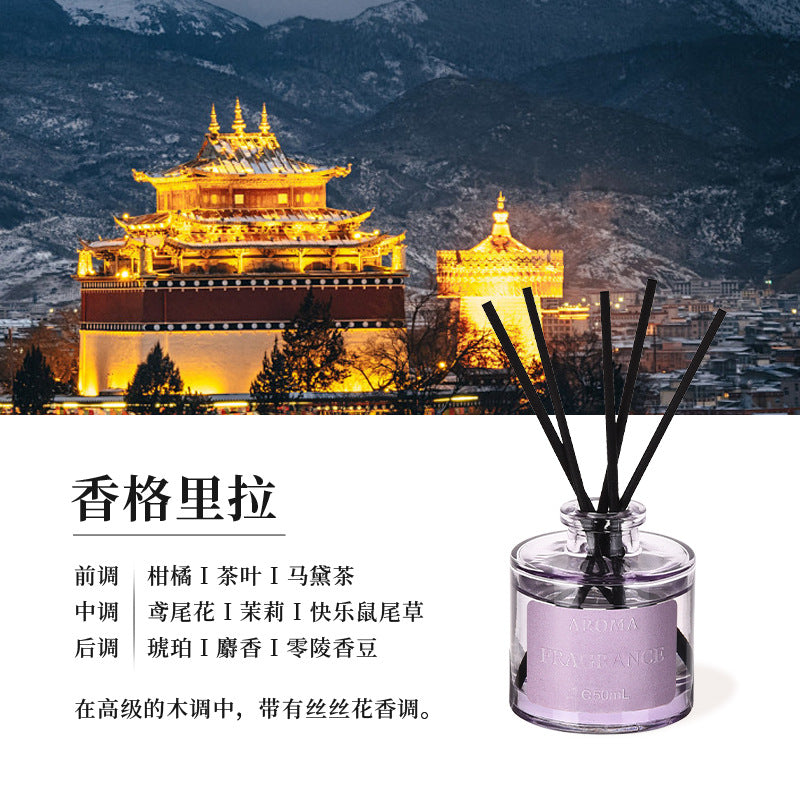 Rattan Reed Diffuser – Flameless Long-Lasting Indoor & Car Air Freshener for Bedroom & Bathroom