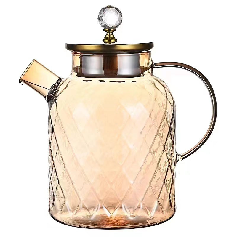 冷水壶茶具耐高温茶壶玻璃杯子套装家用客厅大容量花茶水果茶批发