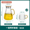 冷水壶玻璃耐高温家用大容量水壶白开水壶冰箱装水扎壶茶壶套装
