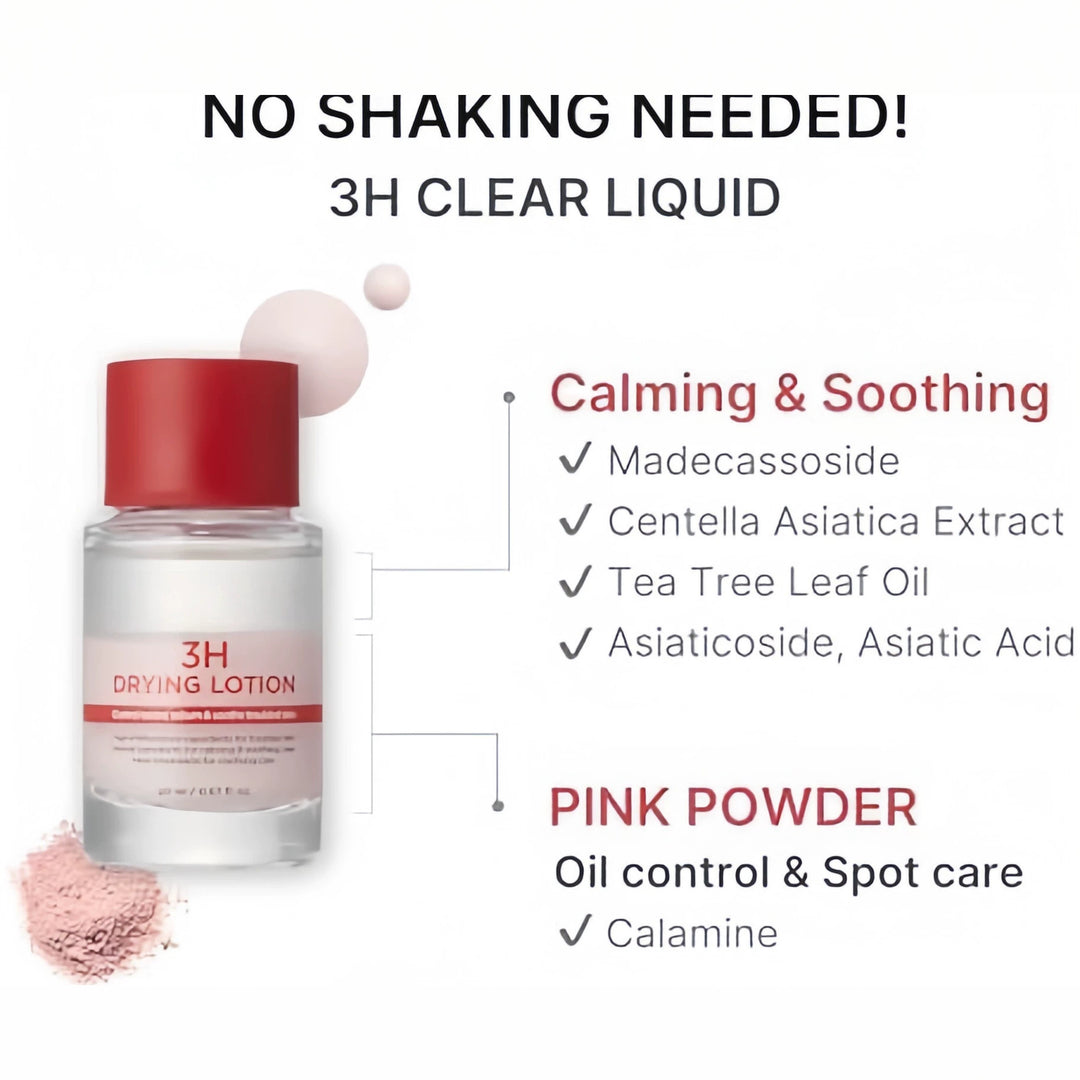 3 H 3 H Overnight Drying Lotion