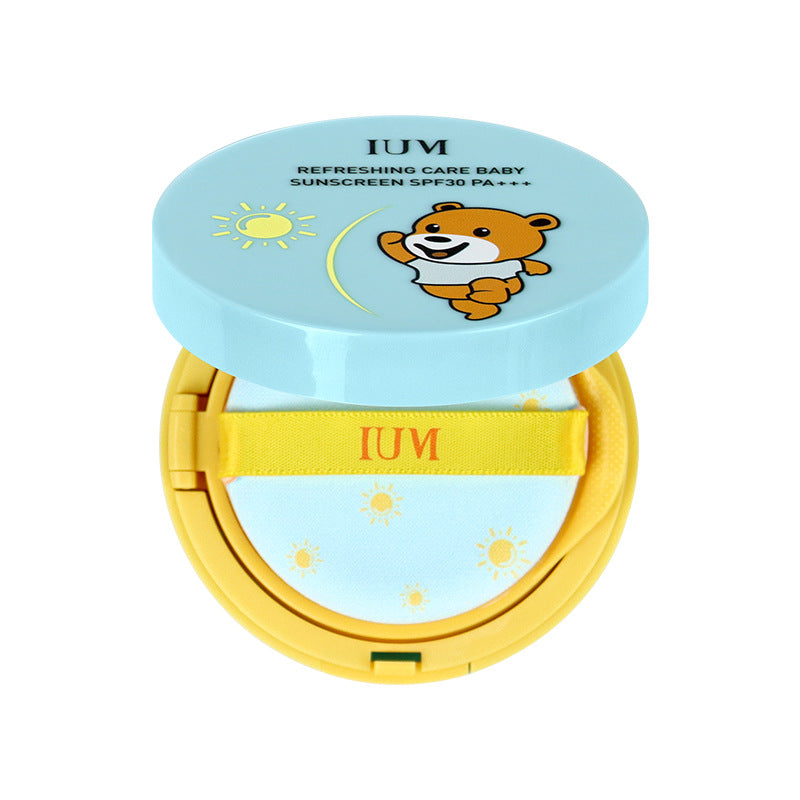 Thailand IUM Baby Sunscreen Cushion SPF30 – Gentle Kids Sun Protection with Refill