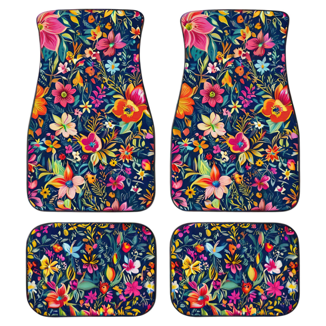 Vintage Car Foot Mat Carpet 4 Piece Set Stain Resistant Floor Mat TEMUFoot Mat Wholesale