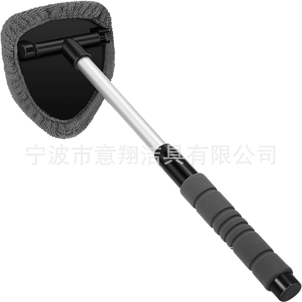 汽车挡风玻璃擦清洁刷除雾车窗刷超细纤维洗车玻璃窗刮伸缩杆跨境