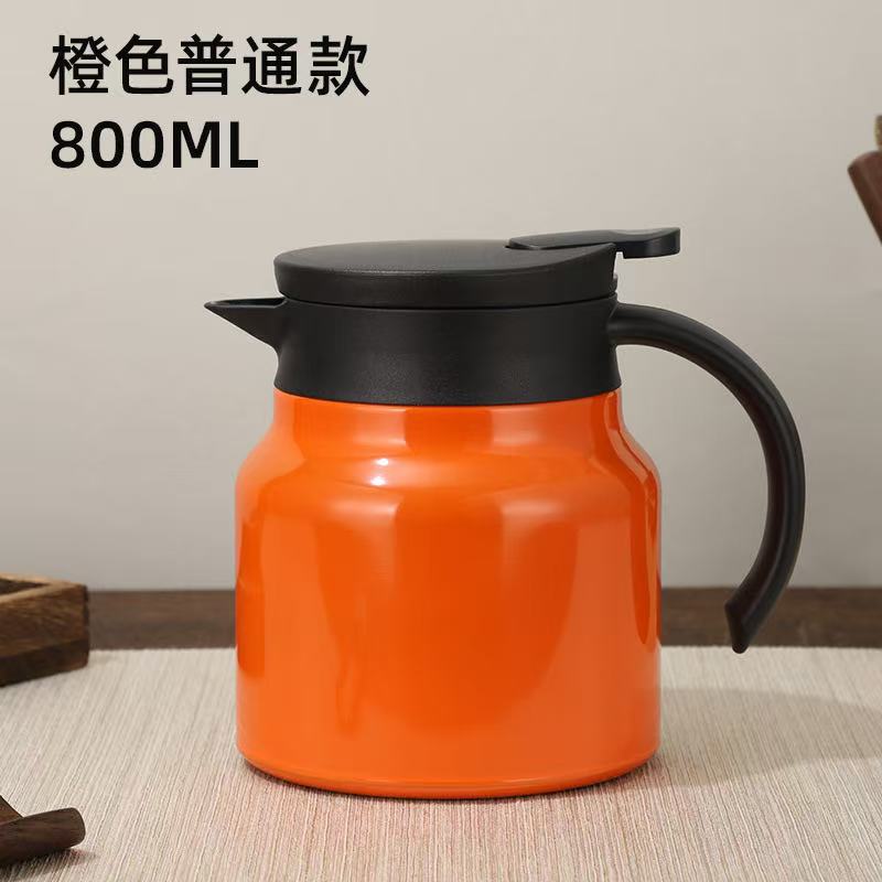 厂家直销316不锈钢焖茶壶 家用覆钛显温茶水分离大容量保温壶定制