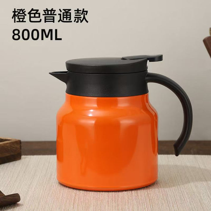 厂家直销316不锈钢焖茶壶 家用覆钛显温茶水分离大容量保温壶定制